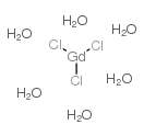 氯化钆(III),六水合物结构式