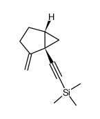(1R-cis)-trimethyl((2-methylenebicyclo(3.1.0)hexyl)ethynyl)silane Structure