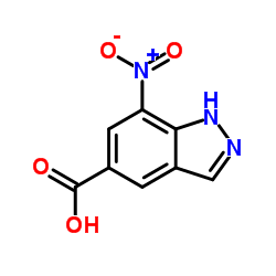 7-Nitro-1H-indazole-5-carboxylic acid Structure