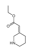 ETHYL 2-(3-PIPERIDINYLIDENE)ACETATE Structure