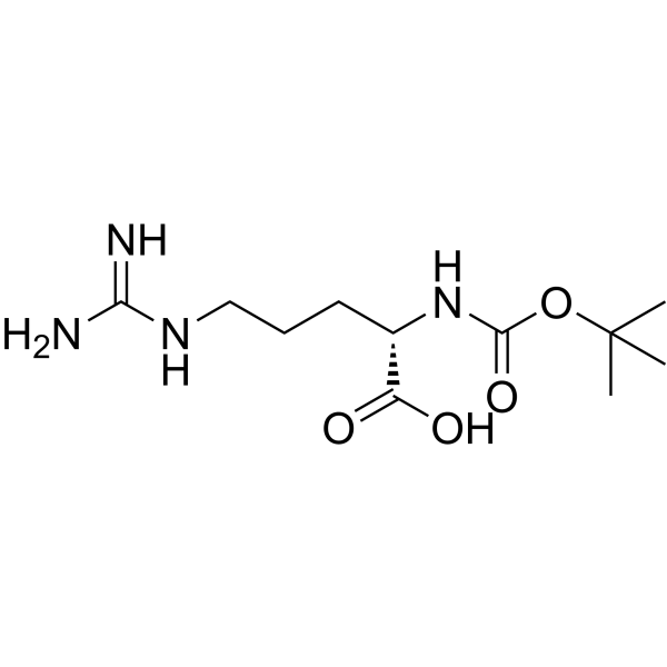 N(α)-Boc-L-精氨酸结构式