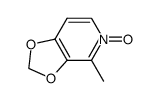 1,3-Dioxolo[4,5-c]pyridine,4-methyl-,5-oxide结构式