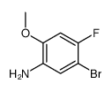 5-溴-4-氟-2-甲氧基苯胺结构式