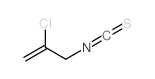 2-氯丙烯基异硫氰酸酯结构式