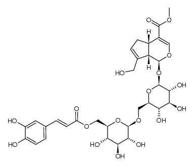 6''-O-trans-sinapoylgenipin gentiobioside结构式