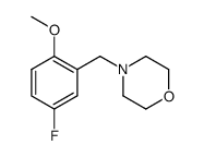 4-(5-fluoro-2-methoxybenzyl)morpholine Structure