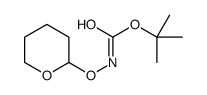 tert-butyl N-(oxan-2-yloxy)carbamate结构式