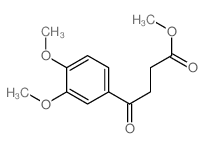Benzenebutanoic acid,3,4-dimethoxy-g-oxo-,methyl ester结构式