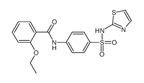2-ethoxy-N-[4-(1,3-thiazol-2-ylsulfamoyl)phenyl]benzamide结构式