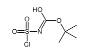 Tert-butyl chlorosulfonylcarbamate Structure