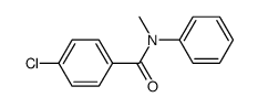 4-chloro-N-methyl-N-phenyl-benzamide Structure