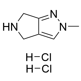 2-甲基-2,4,5,6-四氢吡咯并[3,4-c]吡唑二盐酸盐结构式