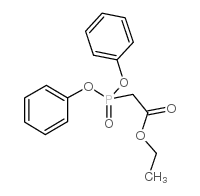 二苯磷酰乙酸乙酯[霍纳尔试剂]结构式