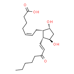 8-iso-15-keto Prostaglandin F2β structure