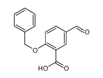 2-(苄氧基)-5-甲酰基苯甲酸结构式