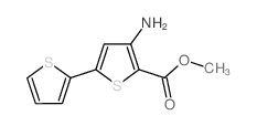 3-氨基-5-苯基噻吩-2-甲酸甲酯结构式