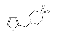 4-(2-噻吩甲基)-1lambda6,4-噻嗪-1,1-二酮结构式