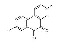 2,7-dimethyl-9,10-phenanthraquinone结构式