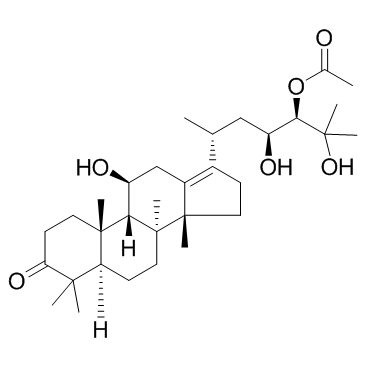 泽泻醇 A 24-醋酸酯结构式