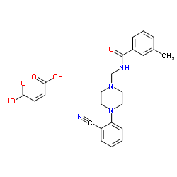 N-[[4-(2-氰基苯基)-1-哌嗪基]甲基]-3-甲基-苯甲酰胺结构式