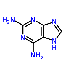 2,6-Diaminopurine structure