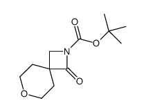 1-氧代-7-噁-2-氮杂螺[3.5]壬烷-2-羧酸 1,1-二甲基乙酯结构式