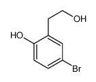4-溴-2-(2-羟乙基)苯酚结构式