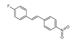 1-[2-(4-fluorophenyl)ethenyl]-4-nitrobenzene结构式