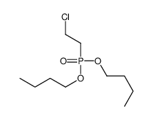 1-[butoxy(2-chloroethyl)phosphoryl]oxybutane结构式