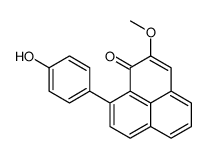 9-(4-羟基苯基)-2-甲氧基-1H-萘嵌苯-1-酮结构式