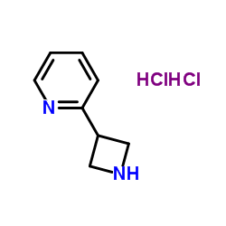 2-(氮杂环丁烷-3-基)吡啶二盐酸盐结构式