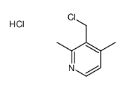 3-(chloromethyl)-2,4-dimethylpyridine,hydrochloride Structure