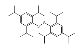 1,3,5-tri(propan-2-yl)-2-[[2,4,6-tri(propan-2-yl)phenyl]disulfanyl]benzene Structure