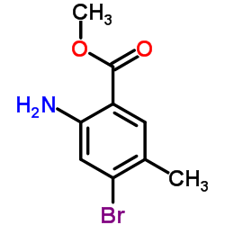 Methyl 2-amino-4-bromo-5-methylbenzoate Structure