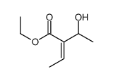 ethyl 2-(1-hydroxyethyl)but-2-enoate Structure