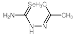 1-λ1-selanyl-N'-(propan-2-ylideneamino)methanimidamide结构式