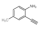 2-Ethynyl-4-methylaniline Structure
