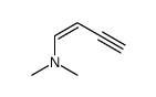 (E)-N,N-dimethylbut-1-en-3-yn-1-amine结构式