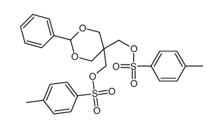 (2-PHENYL-1,3-DIOXANE-5,5-DIYL)BISMETHYLENEBIS(4-METHYLBENZENESULFONATE)结构式
