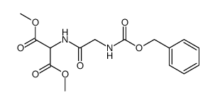 [(N-benzyloxycarbonyl-glycyl)-amino]-malonic acid dimethyl ester Structure