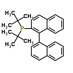 [1,1'-Binaphthalen]-2-yldi-tert-butylphosphine Structure