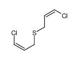 1-chloro-3-(3-chloroprop-2-enylsulfanyl)prop-1-ene结构式