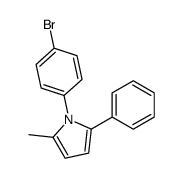 1-(4-bromophenyl)-2-methyl-5-phenylpyrrole Structure