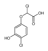 2,4-Dichloro-5-hydroxyphenoxyacetic acid structure