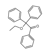 2-ethoxy-1,2,2-triphenyl-ethanone结构式