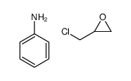 aniline,2-(chloromethyl)oxirane Structure