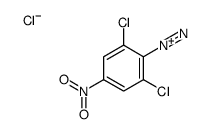 2,6-dichloro-4-nitrobenzenediazonium,chloride结构式