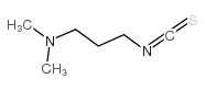 (3-异硫代氰酰基-丙基)-二甲基-胺结构式