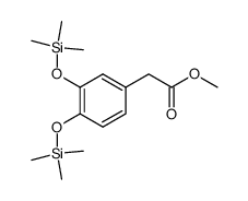 [3,4-Bis(trimethylsiloxy)phenyl]acetic acid methyl ester结构式