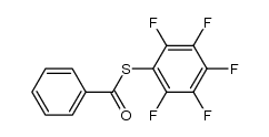 (S)-(2,3,4,5,6-pentafluorophenyl) benzenecarbothioate结构式